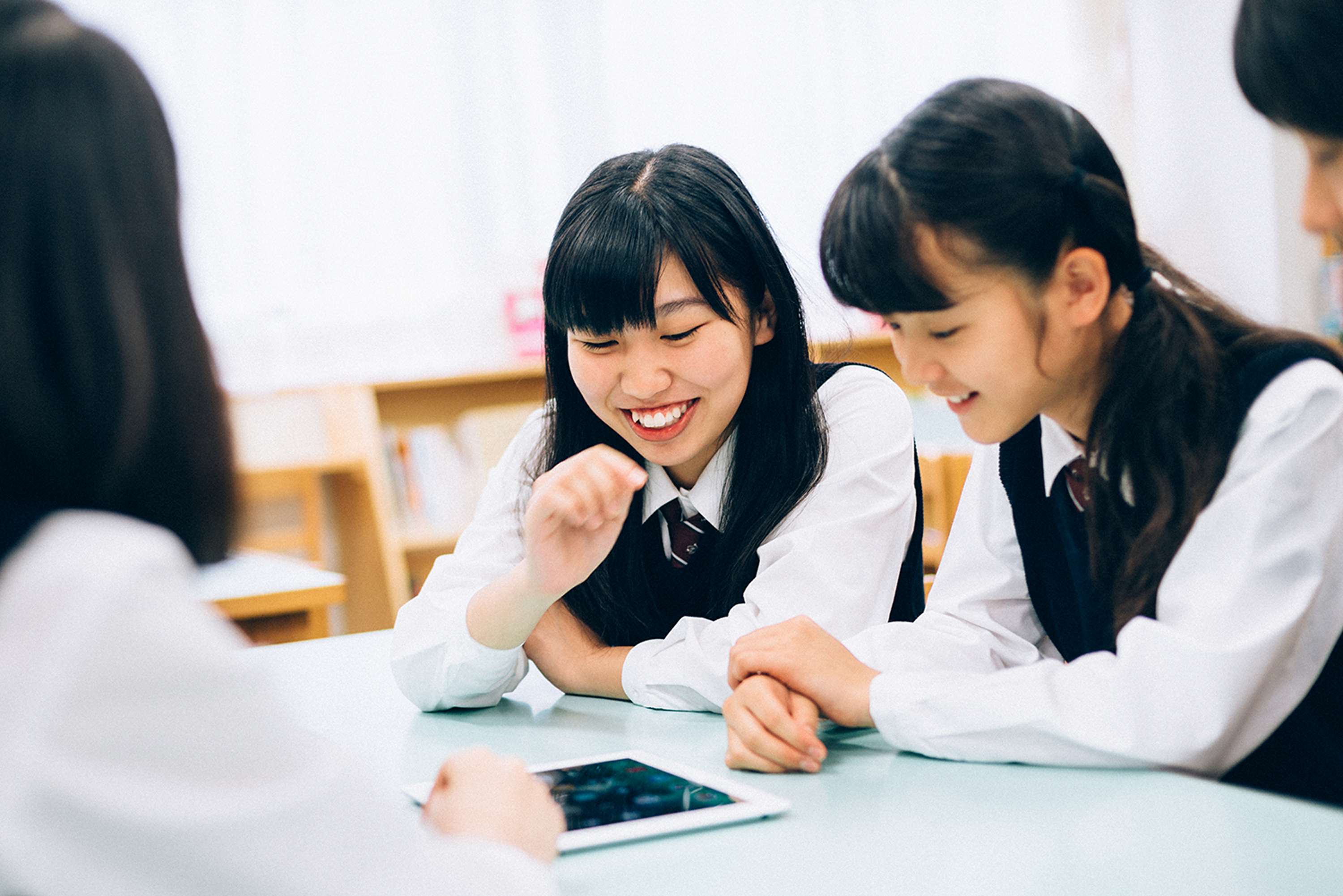 学生たちの学習風景